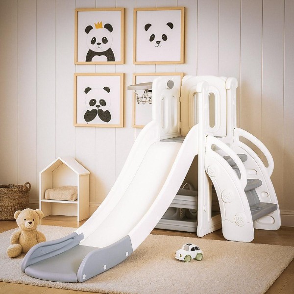 Фото - Гірка Mealux Merida White/Grey (KD-B011 White / Grey)